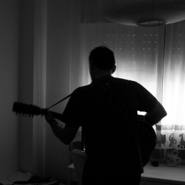 Peter playing guitar...